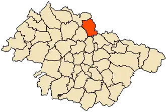 Localisation de Sedjerara