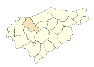 Localisation de Ben Mehidi