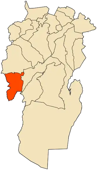 Localisation de El Oueldja