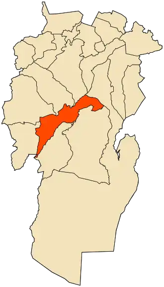 Localisation de Khirane