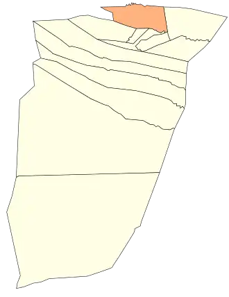 Localisation de Daïra de Berriane