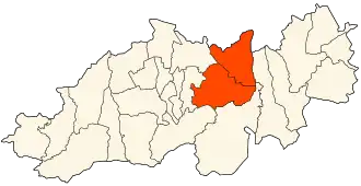 Localisation de Daïra de Bouinan / ⵜⴰⴷⴰⵢⵕⴰ ⵏ ⴱⵓ ⵉⵏⵏⴰⵏ / Tadayṛa n Bu Innan