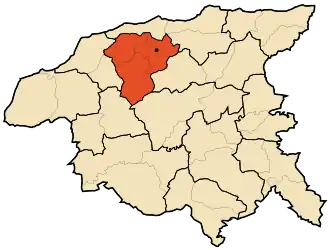 Localisation de Daïra d'Abou El Hassan