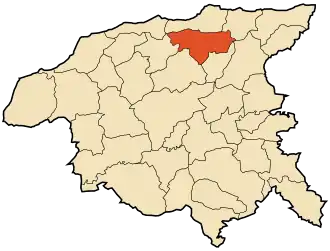 Localisation de Sidi Akkacha