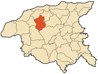 Localisation de Tadjena