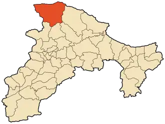 Localisation de Beni Ksila