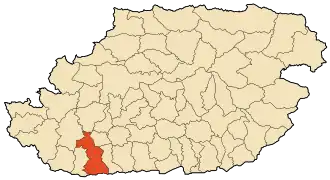 Localisation de Boghni