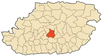 Localisation de Larbaâ Nath Irathen Larbεa n At Iraten (kab)