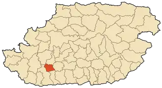 Localisation de Mechtras