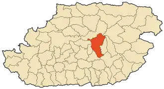 Localisation de Mekla