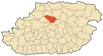 Localisation de Ouaguenoun