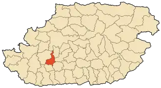 Localisation de Souk El Thenine