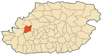 Localisation de Tirmitine