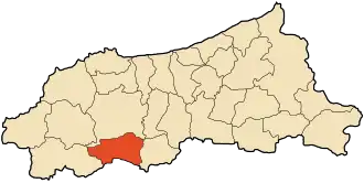 Localisation de Boudriaa Ben Yadjis