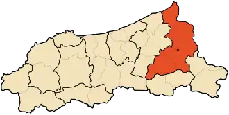 Localisation de Daïra d'El Milia