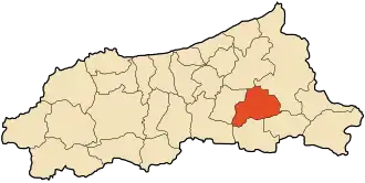 Localisation de Ouled Yahia Khedrouche