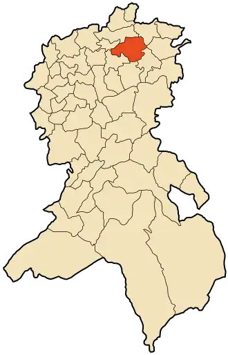 Localisation de Zerouala