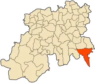 Localisation de Aïn Ouksir