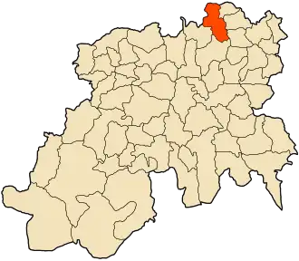 Localisation de Aissaouia