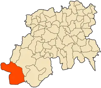 Localisation de Bou Aiche