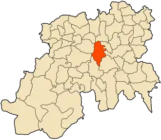 Localisation de Ouled Deide