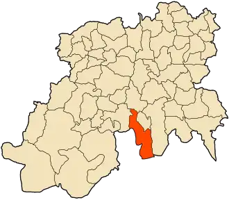 Localisation de Ouled Maaref