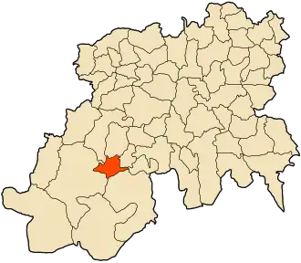 Localisation de Oum El Djalil