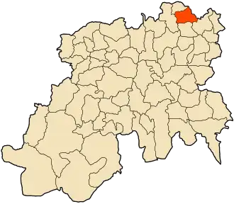 Localisation de Tablat