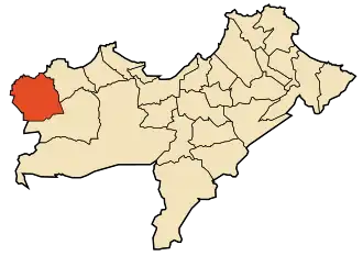 Localisation de Aïn El Kerma