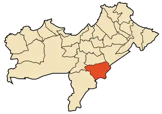 Localisation de Oued Tlelat