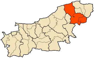 Localisation de Daïra de Baghlia