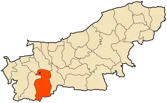 Localisation de El Kharrouba