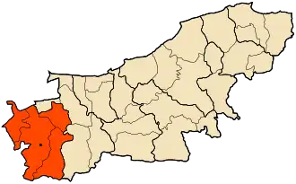 Localisation de Daïra de Khemis El Khechna