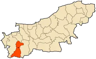 Localisation de Larbatache (ber) ⵏ ⵍⵔⴱⴰⵄⵟⴰⵄⵛ