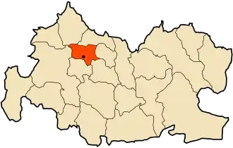 Localisation de Bordj Bou Naama