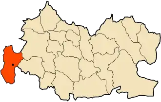 Localisation de Melaab