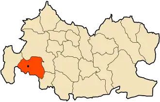 Localisation de Sidi Lantri