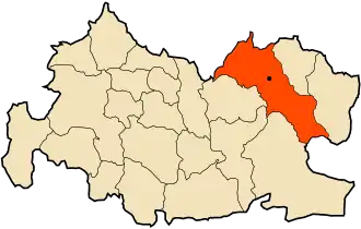 Localisation de Theniet El Had