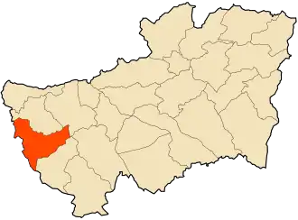 Localisation de Bir Bou Haouch