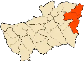 Localisation de Daïra de Heddada