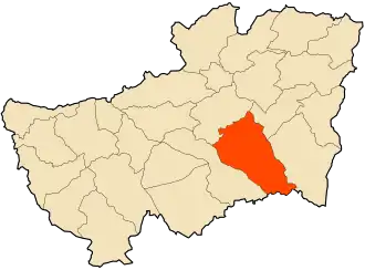 Localisation de Taoura