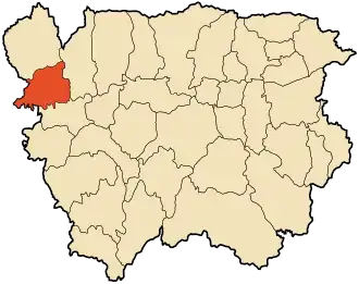 Localisation de El Abadia