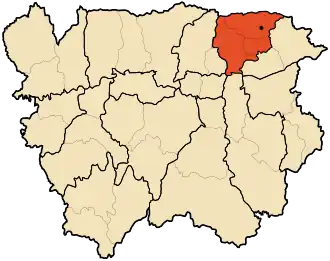 Localisation de Daïra de Hammam Righa