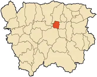 Localisation de Sidi Lakhdar