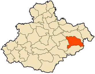 Localisation de Aïn Tarek