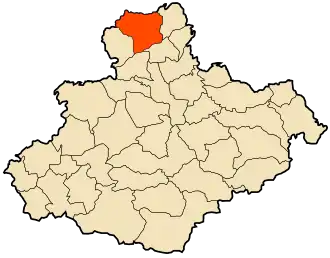 Localisation de Mediouna