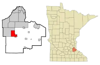 Localisation de Farmington