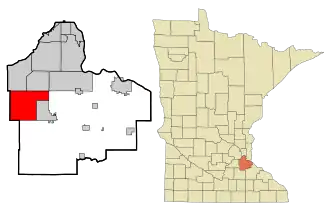 Localisation de Lakeville