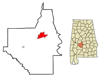 Localisation de Selma