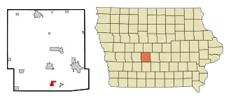 Localisation de De Soto